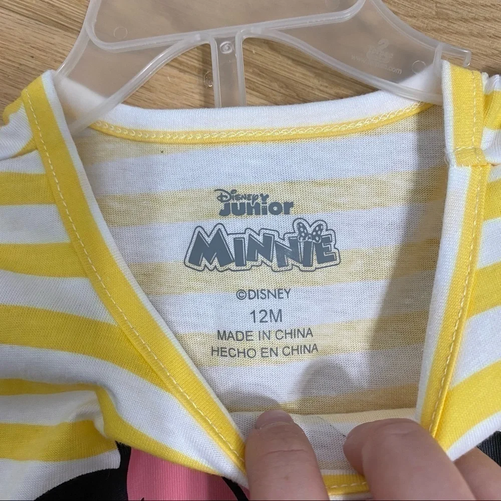 Minnie Mouse Outfit Shorts T-shirt NWT 12 mos Yellow Sunglasses Disney